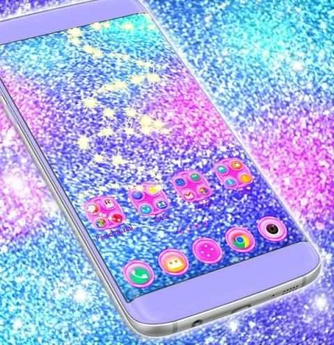 Pink Glitter Launcher screenshot 3
