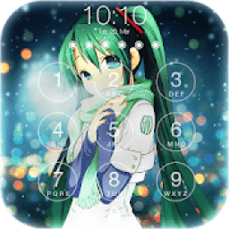 ikon Kode sandi kunci layar anime