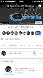 Arrow VPN screenshot 1