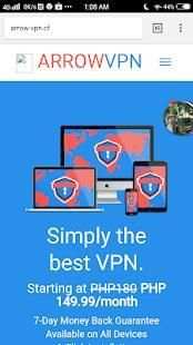 Arrow VPN screenshot 2