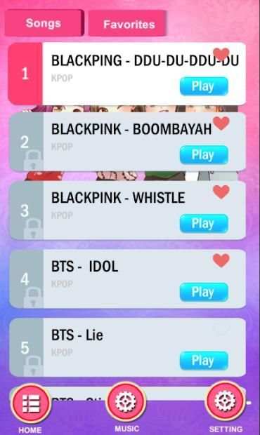 BLACKPINK MAGIC PIANO TILES screenshot 4
