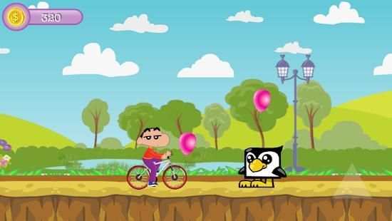 Shin-Chan Bike Racing screenshot 8