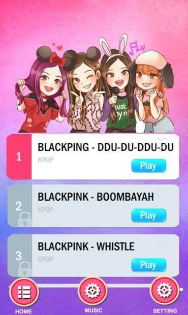 BLACKPINK MAGIC PIANO TILES screenshot 5
