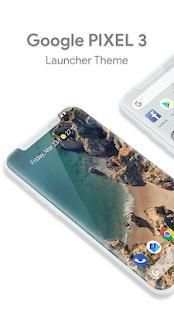 Google Pixel 3 Launcher Theme स्क्रीनशॉट 2