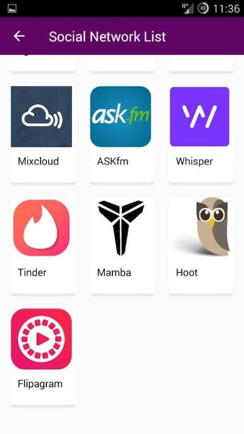 All Social Networks - All Social Medias in one screenshot 1