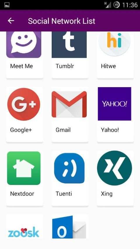 All Social Networks - All Social Medias in one screenshot 2