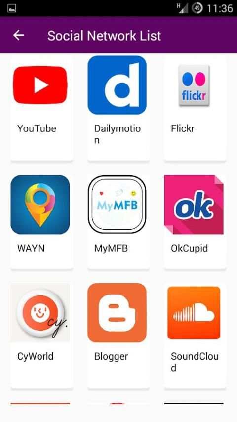 All Social Networks - All Social Medias in one screenshot 3