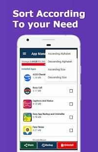 Easy App Backup & Uninstaller : Apk Backup screenshot 3