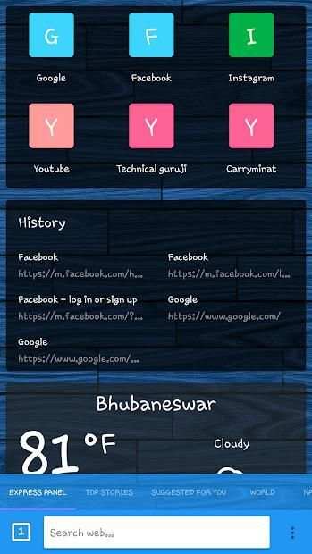Fast Browser स्क्रीनशॉट 2