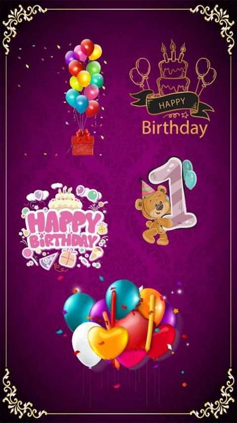 Kids Birthday Party Invitation Maker screenshot 2