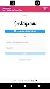 Facebook and Instagram lite screenshot 1