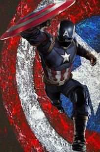 Captain America SuperHero Photo Edit screenshot 1