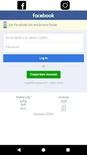 Facebook and Instagram lite screenshot 3
