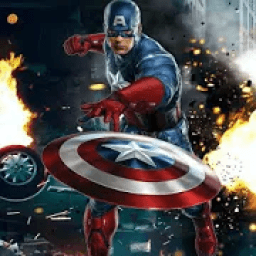 ikon Captain America SuperHero Photo Edit