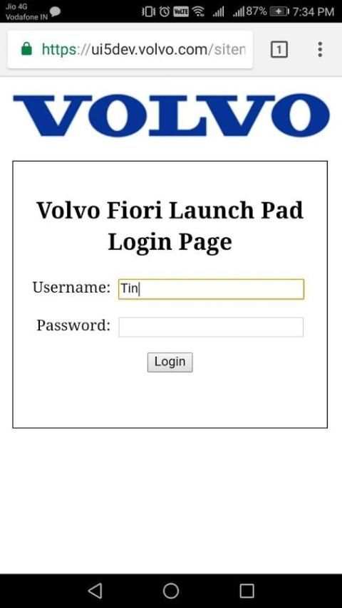 Volvo FEA screenshot 1