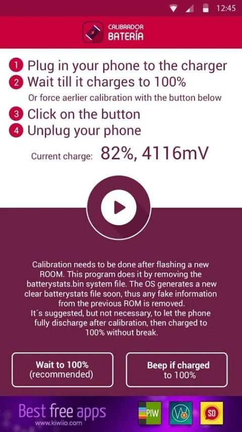 Battery Calibration स्क्रीनशॉट 1