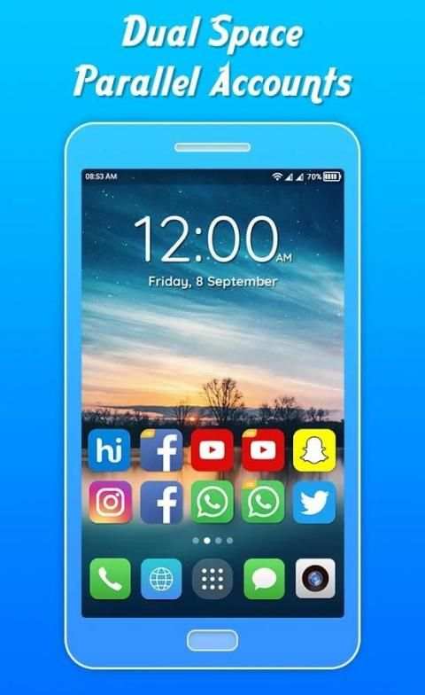 Multiple Space - Multiple Account & Parallel APP स्क्रीनशॉट 1