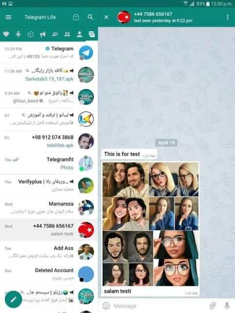 Telegram Life (Unofficial Telegram) screenshot 2
