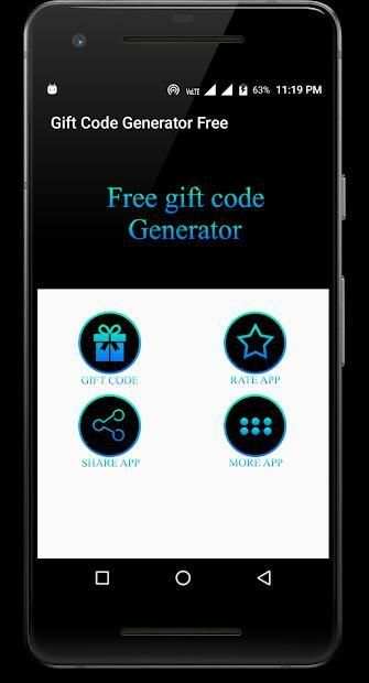 Gift Code Generator 2018 screenshot 5