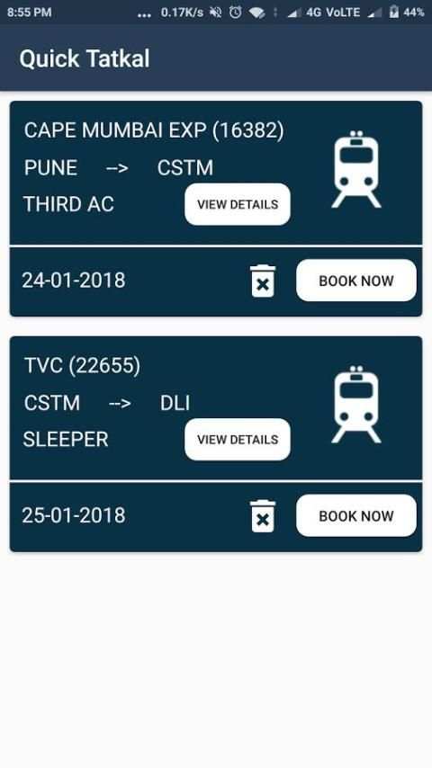 Quick Tatkal screenshot 1