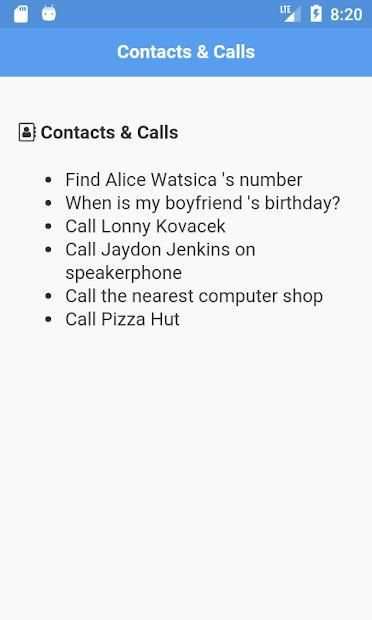 Commands for Google Assistant screenshot 7