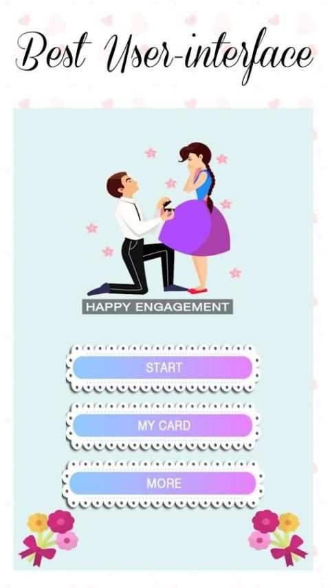 Engagement Invitation Card Maker स्क्रीनशॉट 3