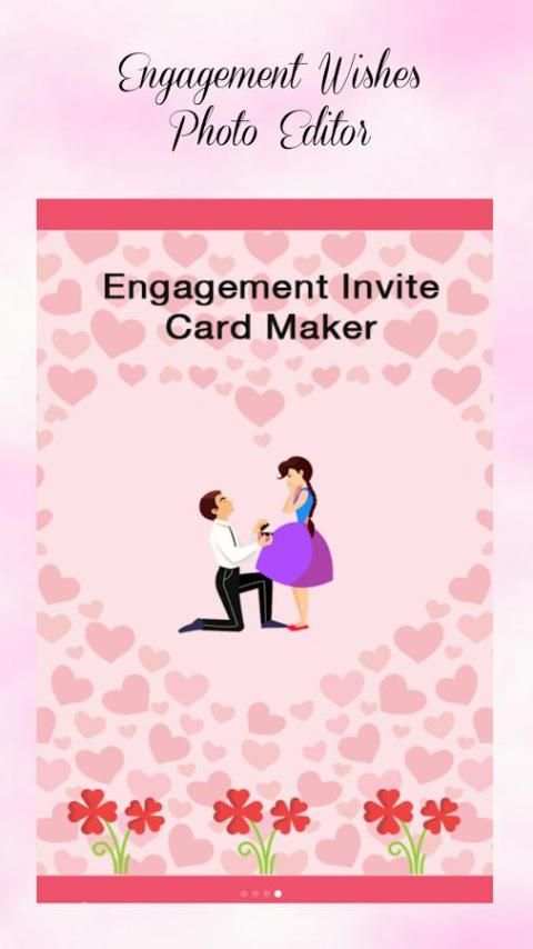 Engagement Invitation Card Maker स्क्रीनशॉट 4