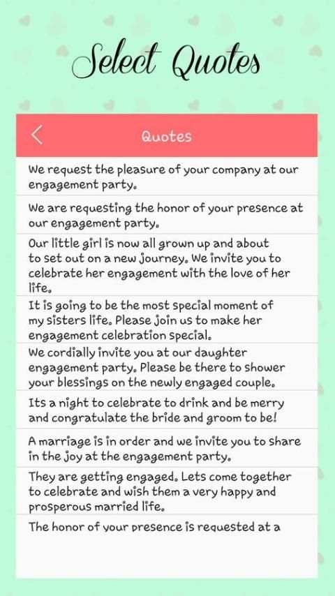 Engagement Invitation Card Maker स्क्रीनशॉट 1