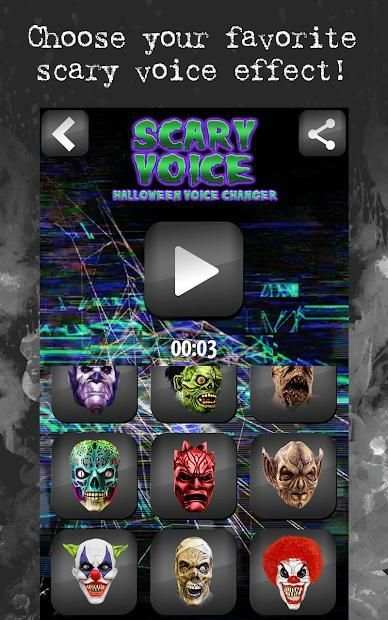 Scary Voice - Halloween Voice Changer screenshot 3