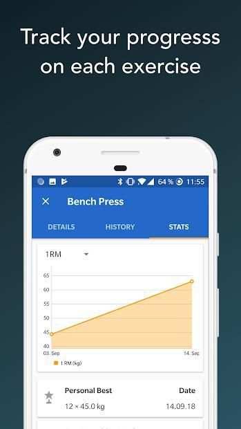 Progressive Overload: Gym Workout Tracker screenshot 2
