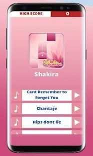 Shakira Piano Tiles Music screenshot 1
