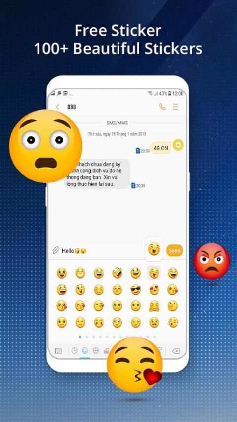 SMS Messenger style Samsung - S8 Message screenshot 1