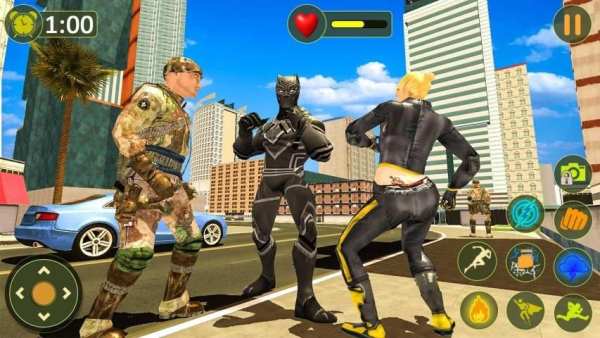 Panther Hero Returns: Crime City Rescue Mission स्क्रीनशॉट 4