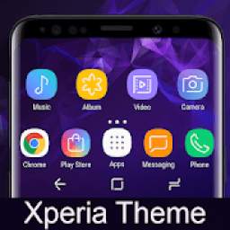 Galaxy S9 purple | Xperia™ Theme