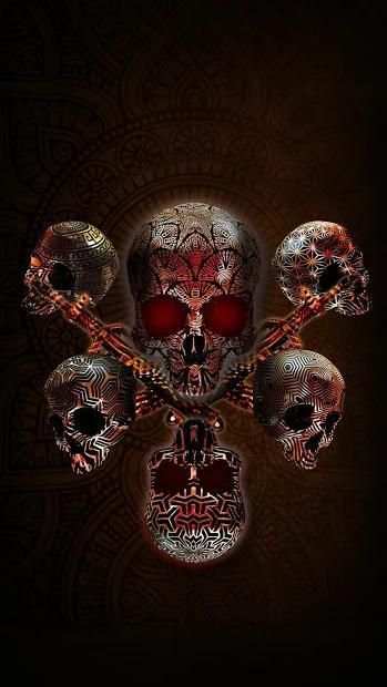 Skull APUS Live Wallpaper screenshot 1
