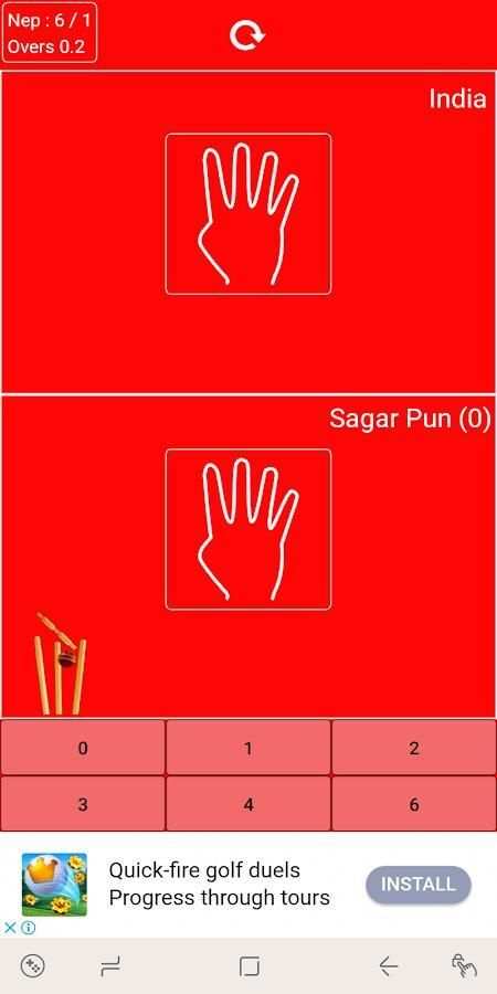Jio Tv Live Finger Cricket Match India screenshot 1