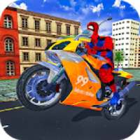 Super Spider Hero Motorcycle Simulator: Mega Ramp