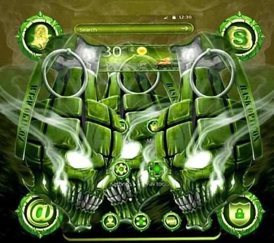Devil Skull Smoke Theme screenshot 4