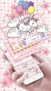Cute Unicorn Keyboard screenshot 3