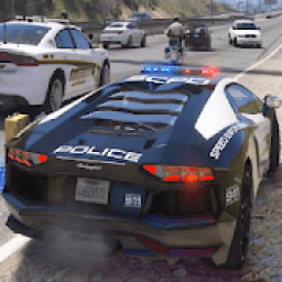 Real Police Car Driver 2019 3D आइकन