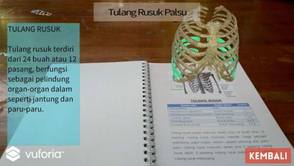 Augmented Reality Tulang Anggota Badan Manusia скриншот 2