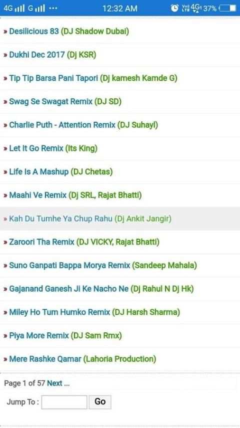 Music downloder screenshot 1