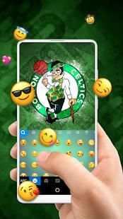Boston Celtics Basketball Keyboard Theme screenshot 3
