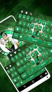 Boston Celtics Basketball Keyboard Theme screenshot 2