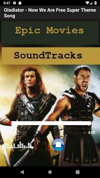 Epic Movies - SoundTracks screenshot 4