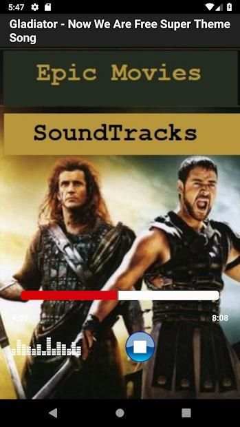 Epic Movies - SoundTracks screenshot 2
