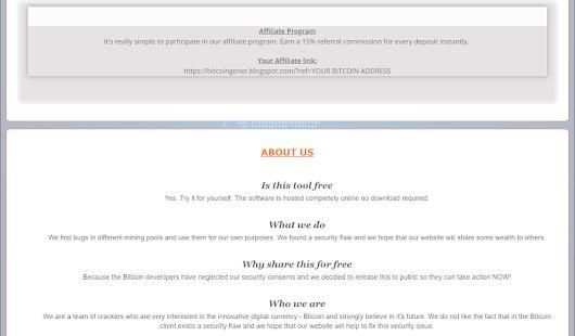 Fast Bitcoin Generator screenshot 3