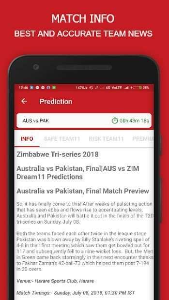 Team11 Champ - Dream11 Prediction & Tips ,AsiaCup screenshot 4