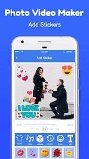 Video maker-Slideshow music video maker स्क्रीनशॉट 1