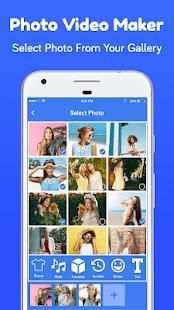 Video maker-Slideshow music video maker स्क्रीनशॉट 6